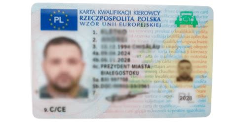 Kup karta kwalifikacji kierowcy